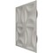 Ekena Millwork 19 5/8in. W x 19 5/8in. H York EnduraWall Decorative 3D Wall Panel Covers 2.67 Sq. Ft. WP20X20YOAMB - alternate 4